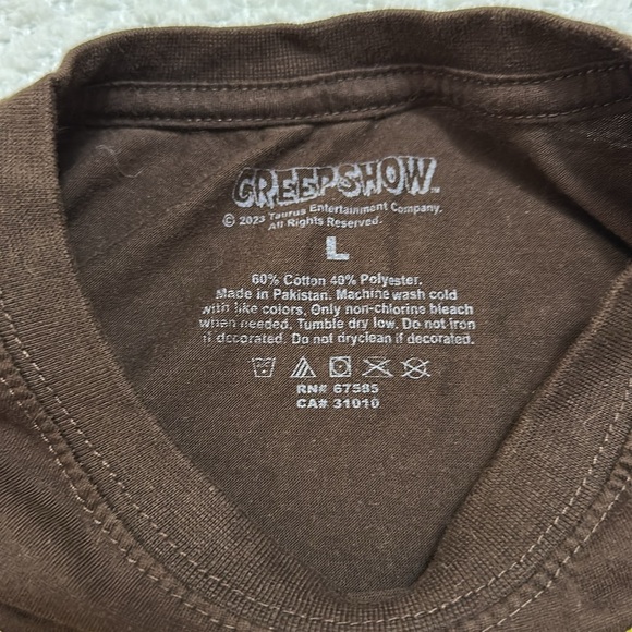 Creepshow Five Jolting Tales of Terror T-Shirt Size Large Halloween Shirt - Picture 3 of 5